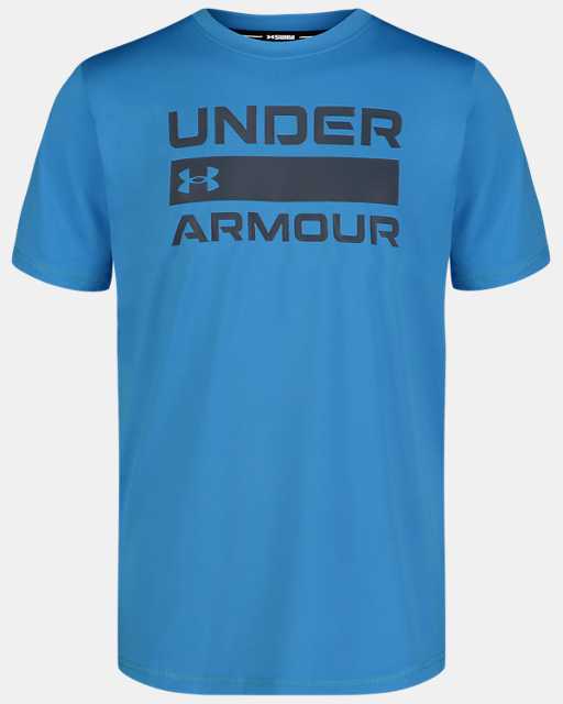 Boys' UA Wordmark Short Sleeve Surf Shirt